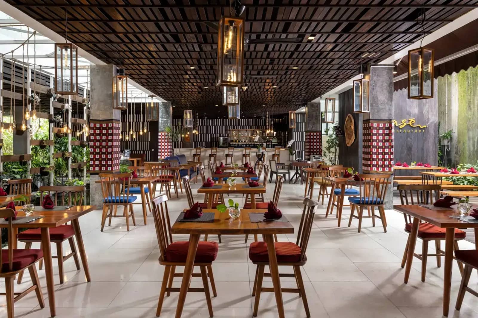 Base Restaurant at Hideaway Villas Bali Uluwatu — Restaurant